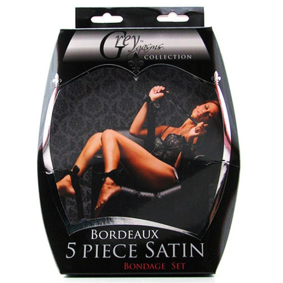 Набор для бондажа Bordeaux 5 Piece Satin